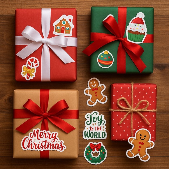 Christmas Holiday Sticker Set - Picture 7 of 9